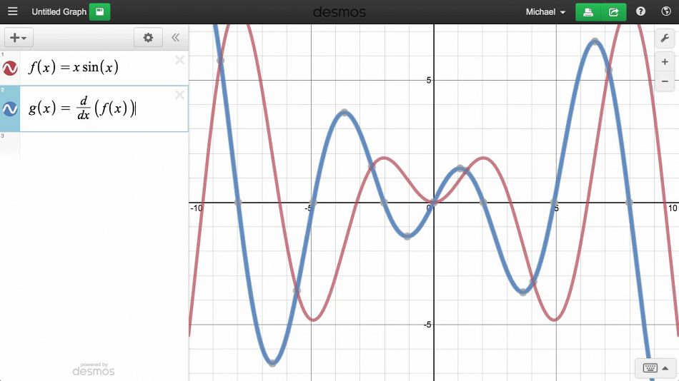 Explore math with Desmos.